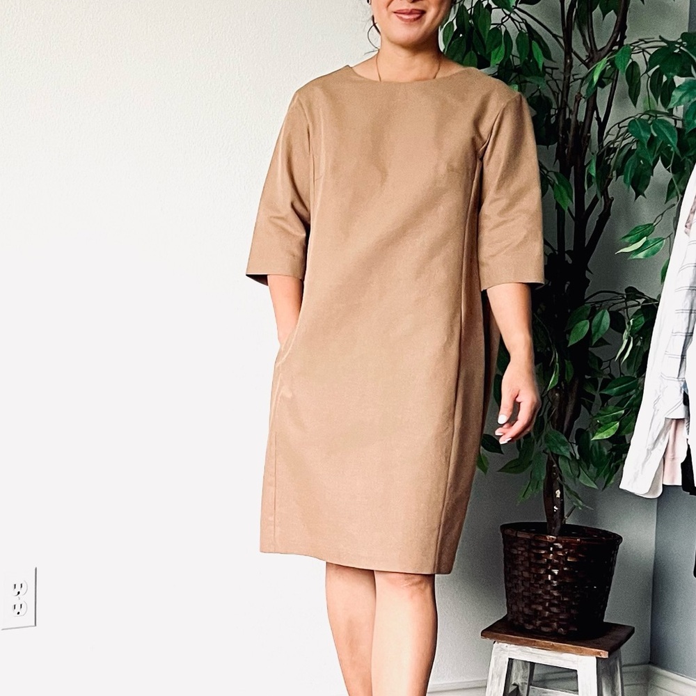 SOFIE D'HOORE Round-neck Cotton Midi Dress - Picture 3 of 16